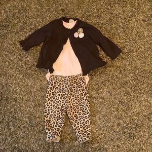 3 pice outfit for baby girl